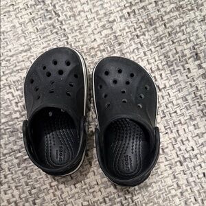 CROCS Kids Black Slip-On Sandals